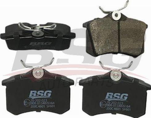 BSG BSG 70-202-023 - Гальмівні колодки, дискові гальма autozip.com.ua
