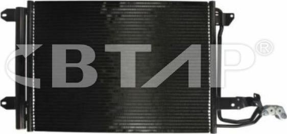 BTAP BVC819-125 - Конденсатор, кондиціонер autozip.com.ua