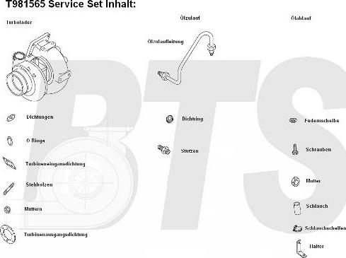 BTS Turbo T981565 - Компресор, наддув autozip.com.ua