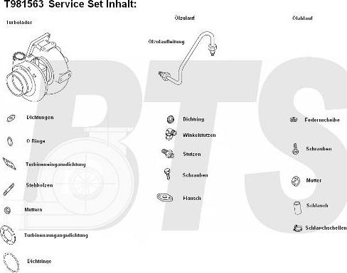 BTS Turbo T981563 - Компресор, наддув autozip.com.ua