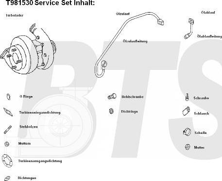 BTS Turbo T981530 - Компресор, наддув autozip.com.ua