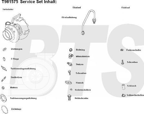 BTS Turbo T981575 - Компресор, наддув autozip.com.ua