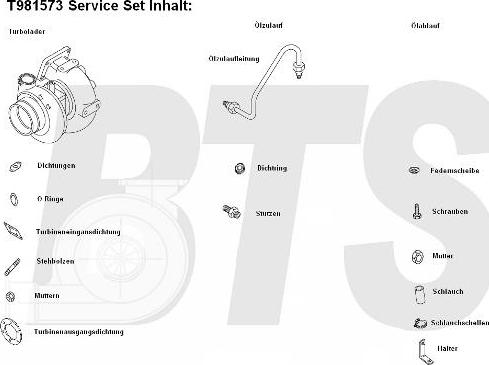 BTS Turbo T981573 - Компресор, наддув autozip.com.ua