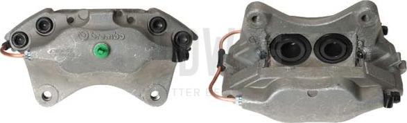 Budweg Caliper 343 593 - Гальмівний супорт autozip.com.ua