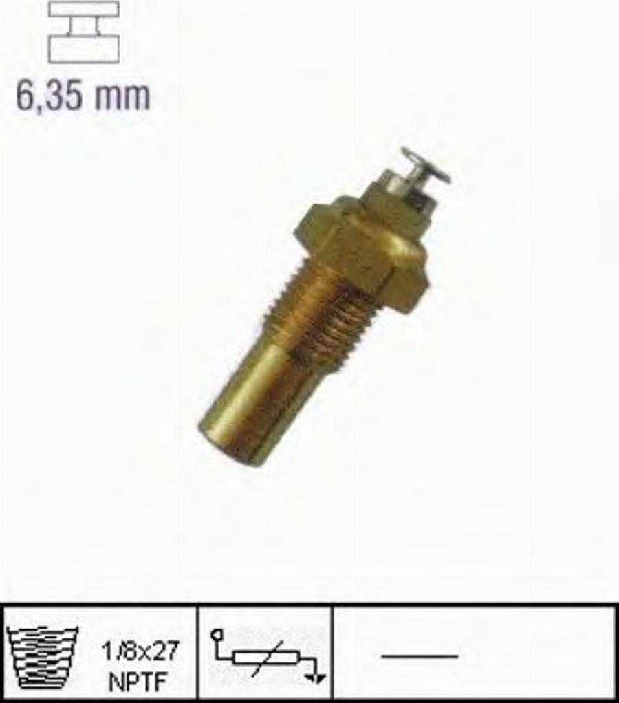 Bugiad BTS65190 - Датчик, температура охолоджуючої рідини autozip.com.ua