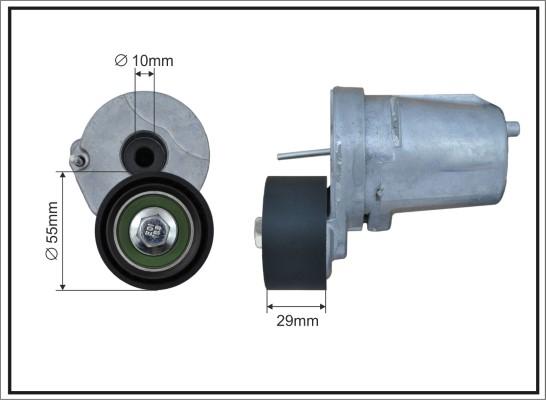 Caffaro 500036SP - Натягувач ременя, клинові зуб. autozip.com.ua