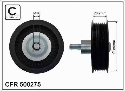 Febest 1688-164 - Паразитний / провідний ролик, поліклиновий ремінь autozip.com.ua