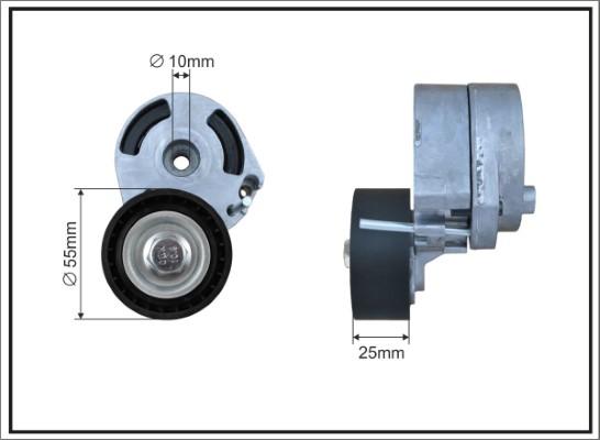 Caffaro 104600SP - Натягувач ременя, клинові зуб. autozip.com.ua