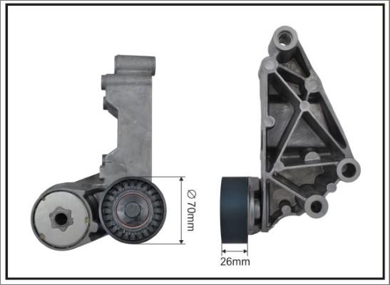 Caffaro 100188SP - Натягувач ременя, клинові зуб. autozip.com.ua