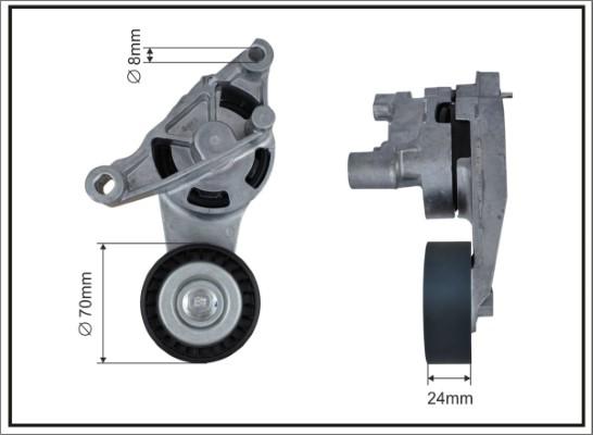 Caffaro 101691SP - Натягувач ременя, клинові зуб. autozip.com.ua