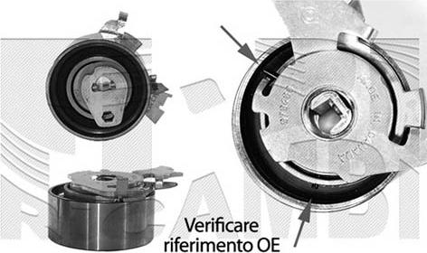 Caliber 00462 - Натяжна ролик, ремінь ГРМ autozip.com.ua