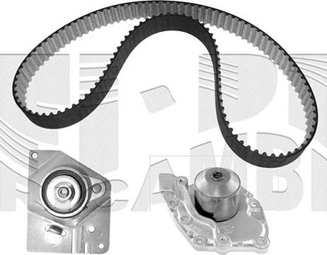 Caliber 0362KMW - Водяний насос + комплект зубчатого ременя autozip.com.ua