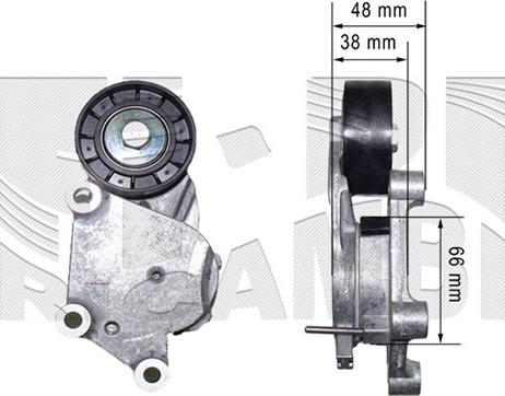 Caliber 88002 - Паразитний / провідний ролик, поліклиновий ремінь autozip.com.ua