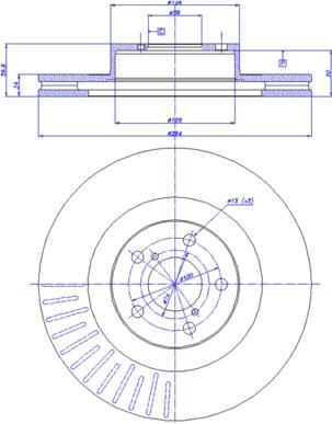 CAR 142.999 - Гальмівний диск autozip.com.ua