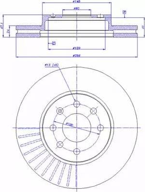 CAR 142.991 - Гальмівний диск autozip.com.ua