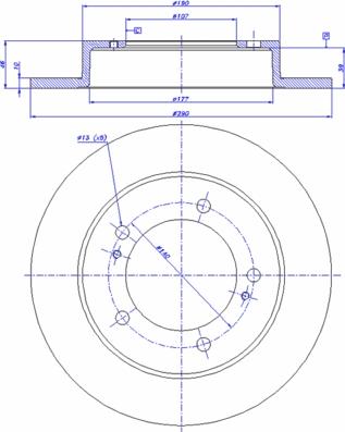 CAR 142.952 - Гальмівний диск autozip.com.ua