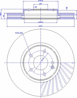 CAR 142.459 - Гальмівний диск autozip.com.ua