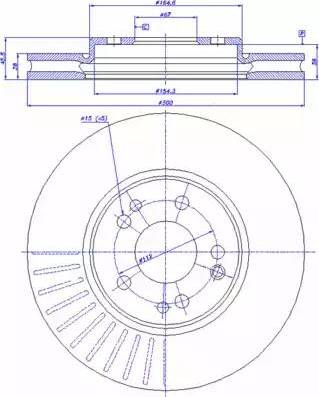 CAR 142.452 - Гальмівний диск autozip.com.ua