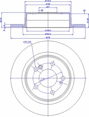 CAR 142.469 - Гальмівний диск autozip.com.ua