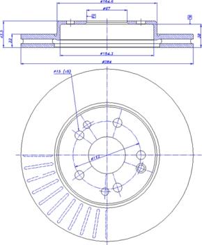 CAR 142.466 - Гальмівний диск autozip.com.ua