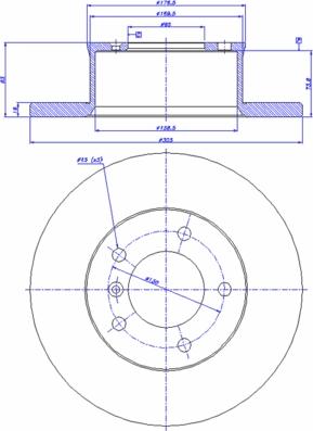 CAR 142.468 - Гальмівний диск autozip.com.ua