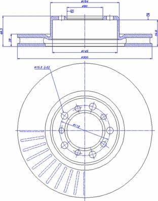 CAR 142.467 - Гальмівний диск autozip.com.ua