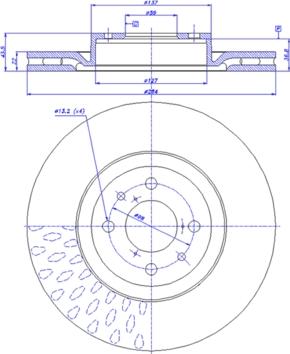 CAR 142.419 - Гальмівний диск autozip.com.ua