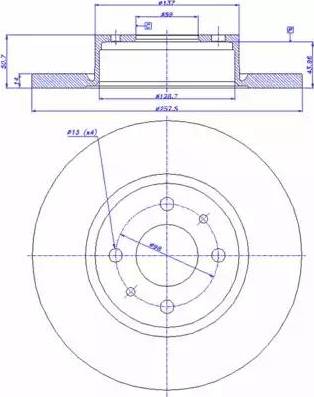 CAR 142.416 - Гальмівний диск autozip.com.ua