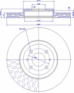 CAR 142.412 - Гальмівний диск autozip.com.ua