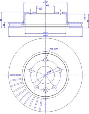 CAR 142.436 - Гальмівний диск autozip.com.ua