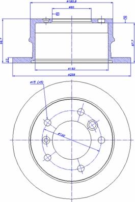 CAR 142.429 - Гальмівний диск autozip.com.ua