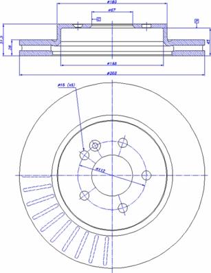 CAR 142.428 - Гальмівний диск autozip.com.ua