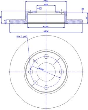 CAR 142.503 - Гальмівний диск autozip.com.ua