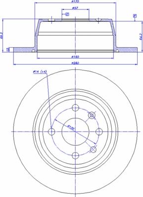 CAR 142.512 - Гальмівний диск autozip.com.ua