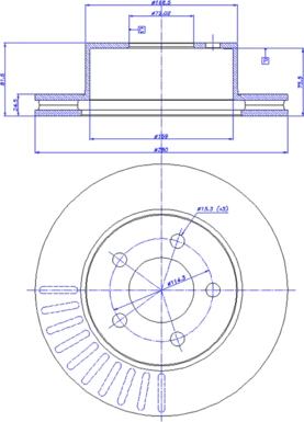 CAR 142.585 - Гальмівний диск autozip.com.ua