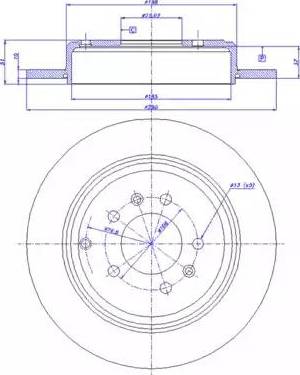 CAR 142.539 - Гальмівний диск autozip.com.ua