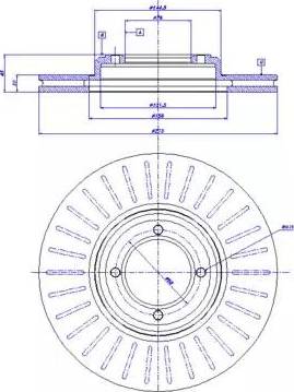 Alanko 10303565 - Гальмівний диск autozip.com.ua