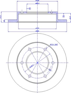 Optimal BS-4520C - Гальмівний диск autozip.com.ua