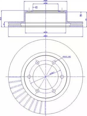 Brake Engineering DI955841S - Гальмівний диск autozip.com.ua