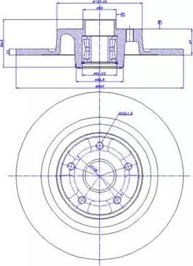 CAR 142.698 - Гальмівний диск autozip.com.ua