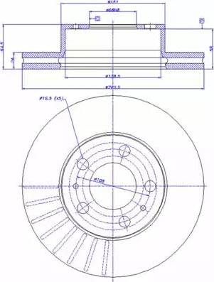 CAR 142.662 - Гальмівний диск autozip.com.ua