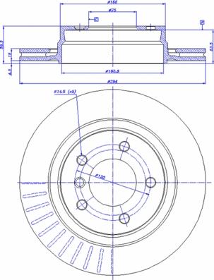 CAR 142.093 - Гальмівний диск autozip.com.ua