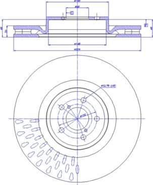 CAR 142.045 - Гальмівний диск autozip.com.ua