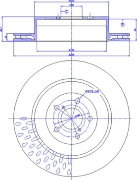 CAR 142.046 - Гальмівний диск autozip.com.ua