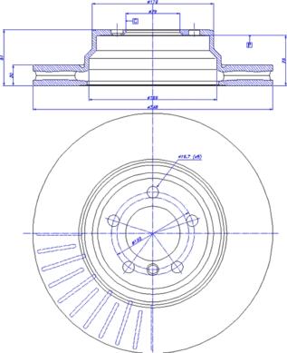 CAR 142.069 - Гальмівний диск autozip.com.ua