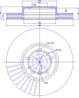 CAR 142.089 - Гальмівний диск autozip.com.ua