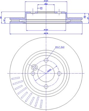 CAR 142.084 - Гальмівний диск autozip.com.ua