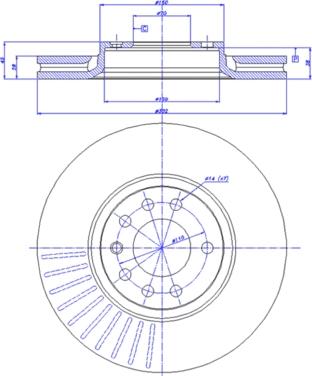 CAR 142.032 - Гальмівний диск autozip.com.ua