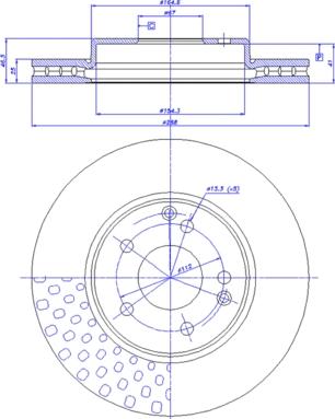 CAR 142.021 - Гальмівний диск autozip.com.ua