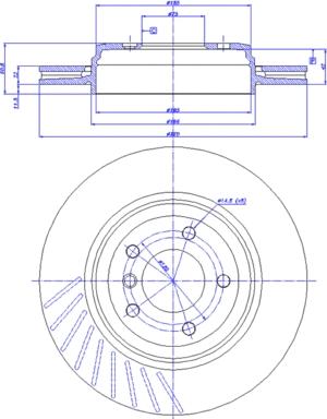 CAR 142.076 - Гальмівний диск autozip.com.ua